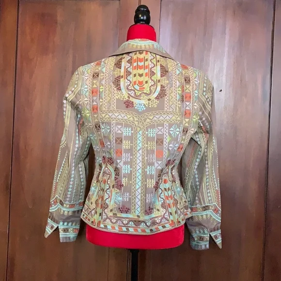 Southwestern Embroidered Jacket 8P - Picture 3 of 11